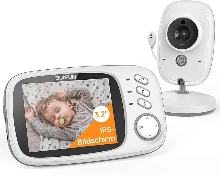 BOIFUN Baby Monitor with Camera, VOX Baby Monitor, Night Vision 1