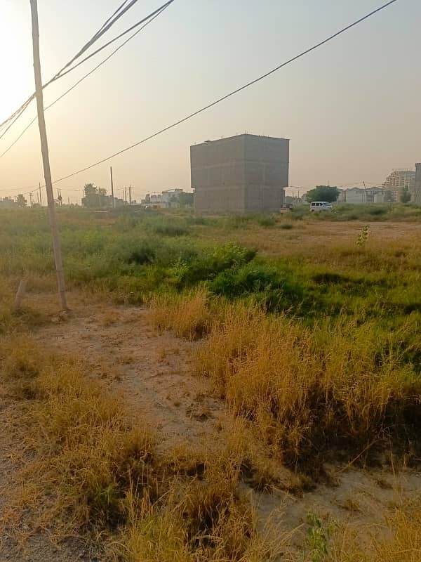 120 Sq Yard West Open Starting Location Plot In Block 2 SAADI GARDEN 2