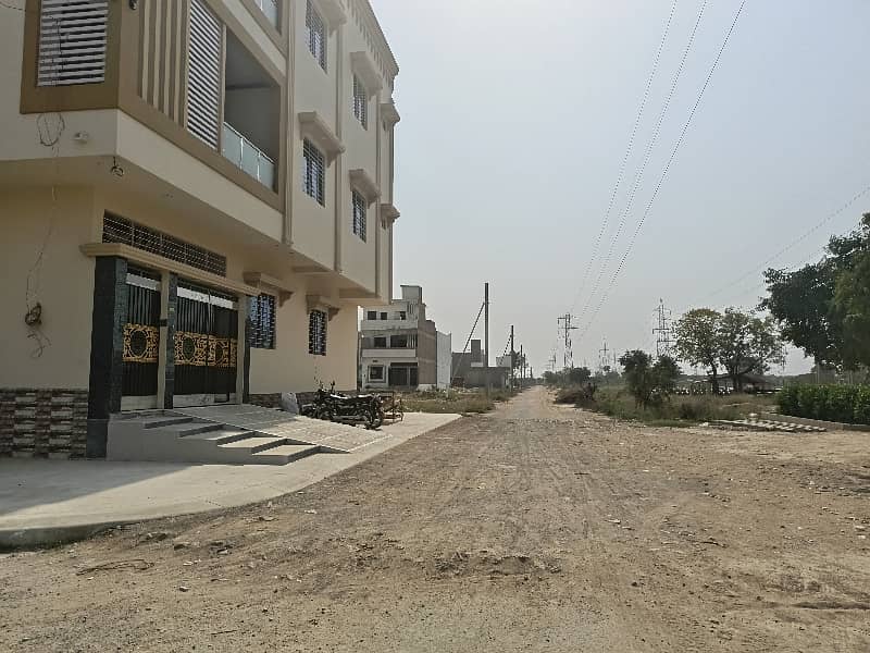 120 Sq Yard West Open Starting Location Plot In Block 2 SAADI GARDEN 7