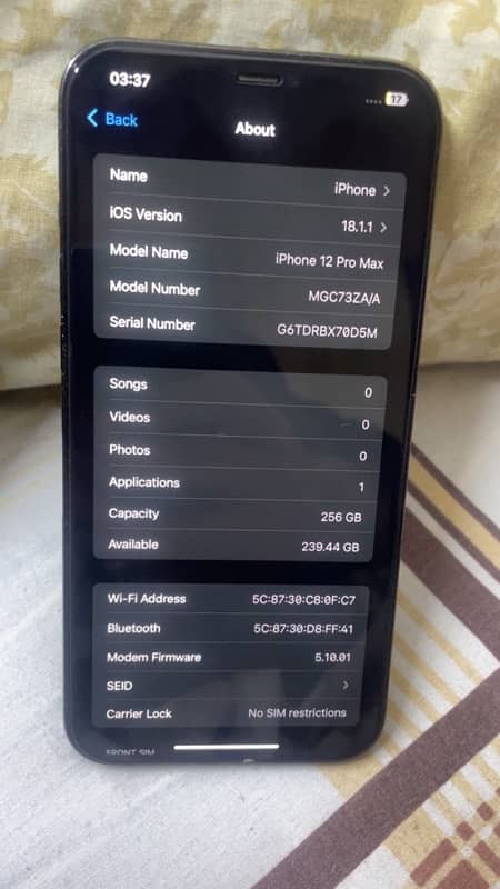 iphone 12 pro max 256gb 2