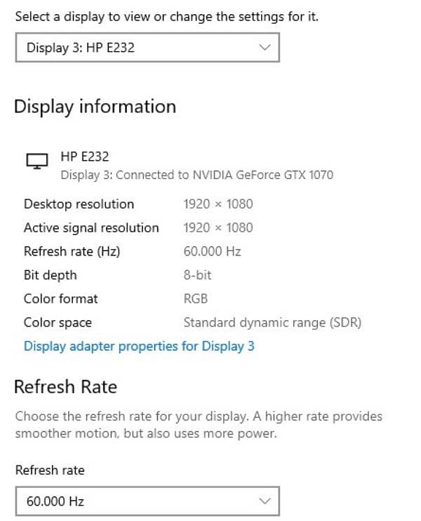 HP Elite Display E232 23.8inch 1