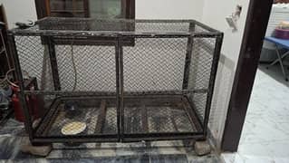 2 door Cage/Pinjra (5.5 x 4) [best for dogs and birds)