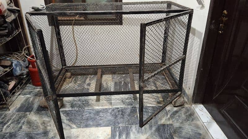 2 door Cage/Pinjra (5.5 x 4) [best for dogs and birds) 2