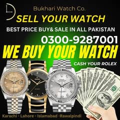 Sell Your Watch Buyer ROLEX Omega Cartier Rado breitling vachron tudor