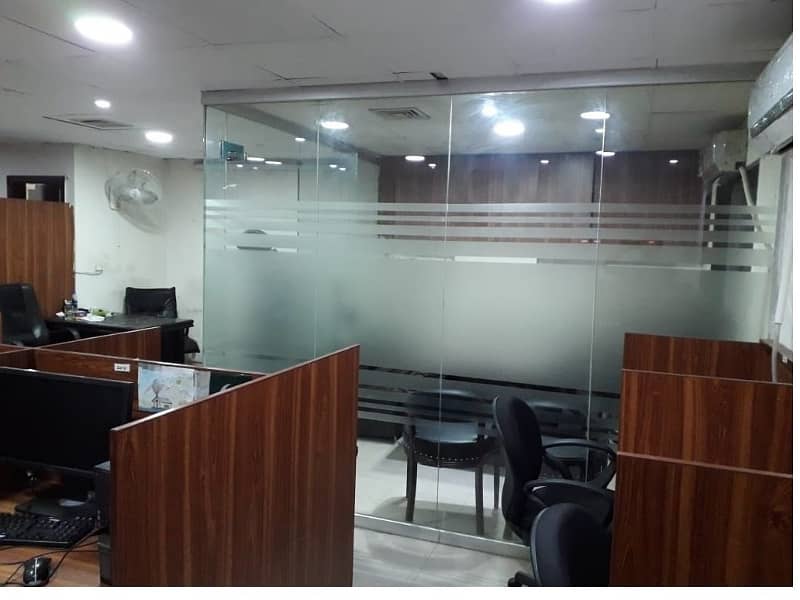 Fully Furnished Area 850 Square Feet Office Available For sale Real Pictures In Main Boulevard Road Gulberg 3 Lahore 2