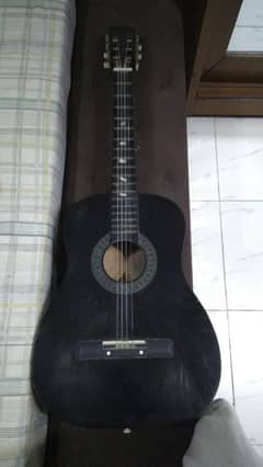 black guitar