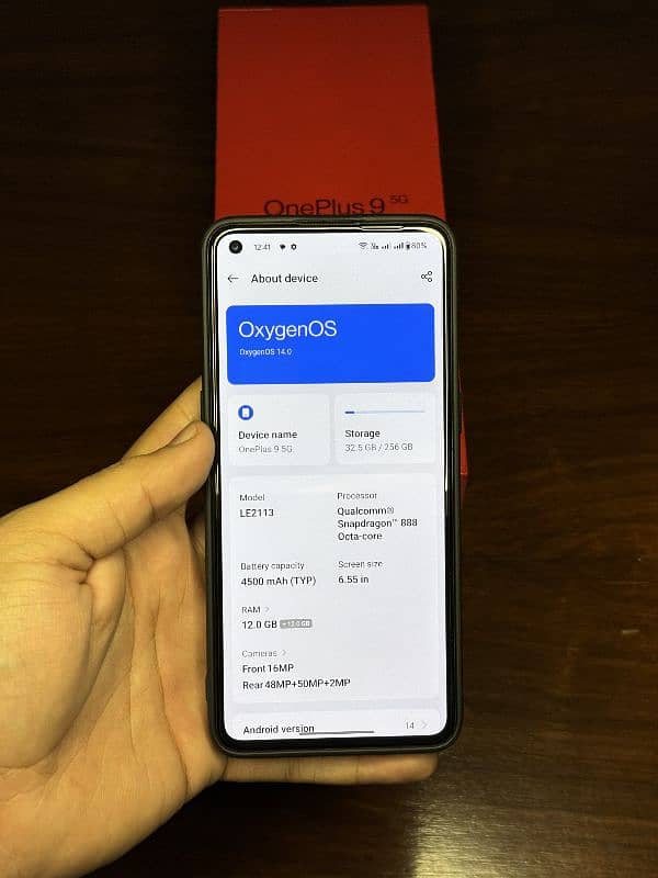 OnePlus 9 Official PTA Approved 12+12/256 14