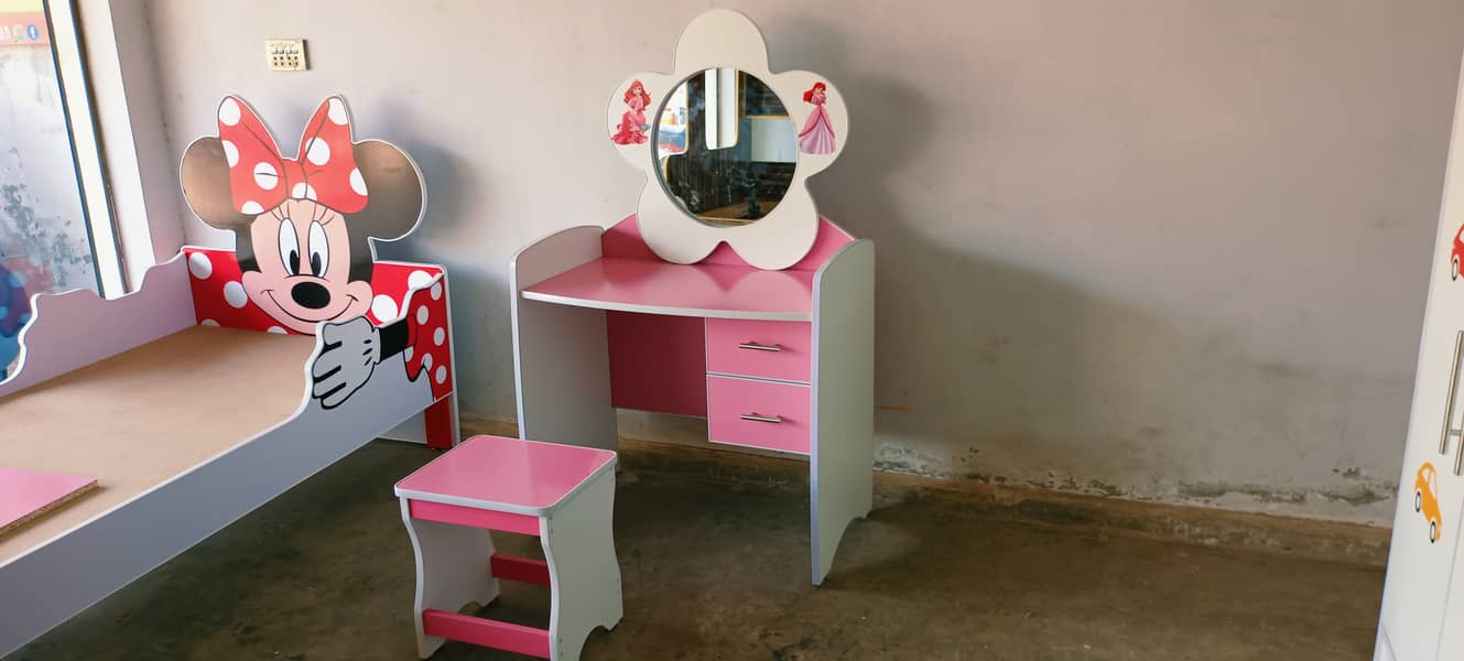 Brand New Dressing Table for Girls , Study Table , Toy Rack 0