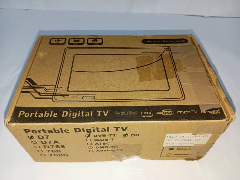 Mini Portable TV D7 0