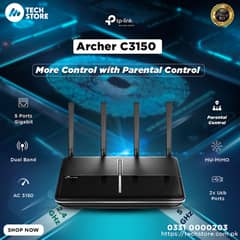 TP-LINK (Archer C3100) Wireless Gigabit Router Dual band (With box)