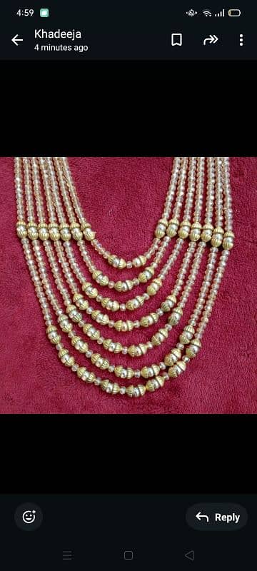 imported  bridal jewelry set neat good condition used only 1 time 7