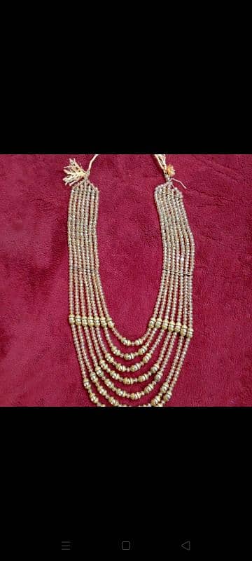 imported  bridal jewelry set neat good condition used only 1 time 8