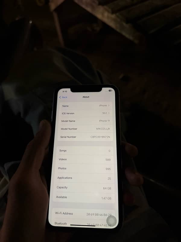 iphone 11 64gb nonpta Jv 92%battrey health 2