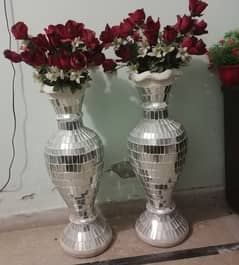 Two show pieces with flowers