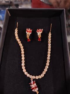 gold plated jewelery set