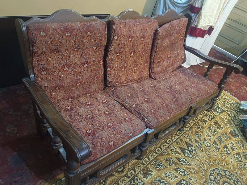 Urgent sale Sofa Set Along Tables and TV Table Sofa 0