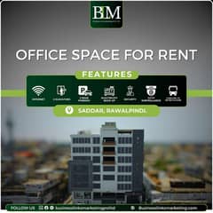 Ground Floor 750 SQFT brand new Plaza Space Available for office, software house , IT Companies Saddar Rwp