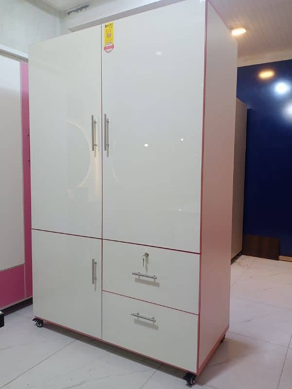 UV wardrobe for sale/coloured cupboard/Almarih/laminated/twodoor 3