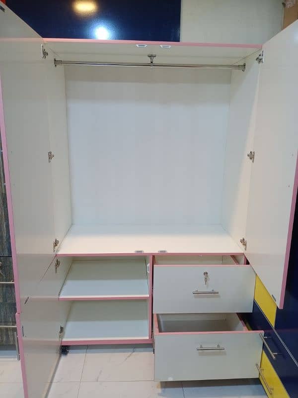 UV wardrobe for sale/coloured cupboard/Almarih/laminated/twodoor 14