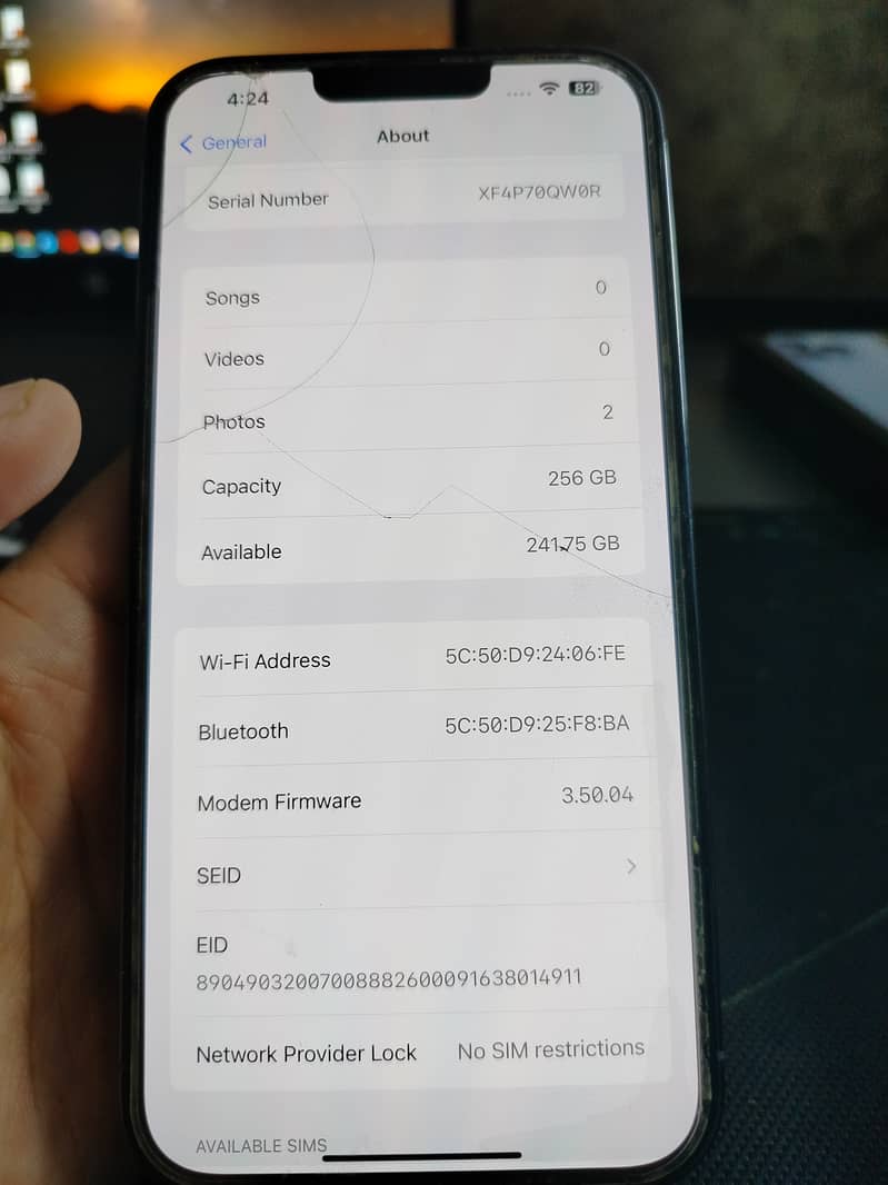 Iphone 13 Pro Max 256gb PTA Approved 8