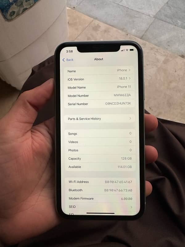 iPhone 11 - 128GB (PTA Approved) Condition 5