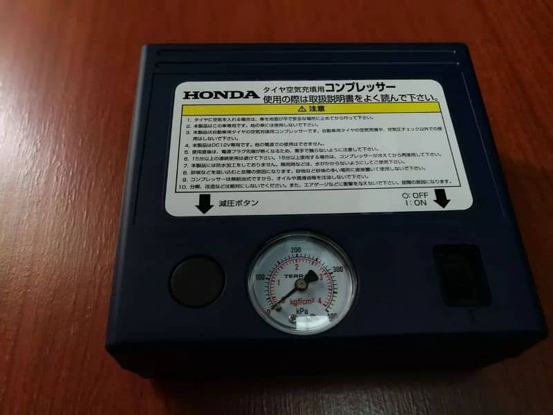 JDM Honda Tire Infiltrat Pressure Electric Air Pump 1