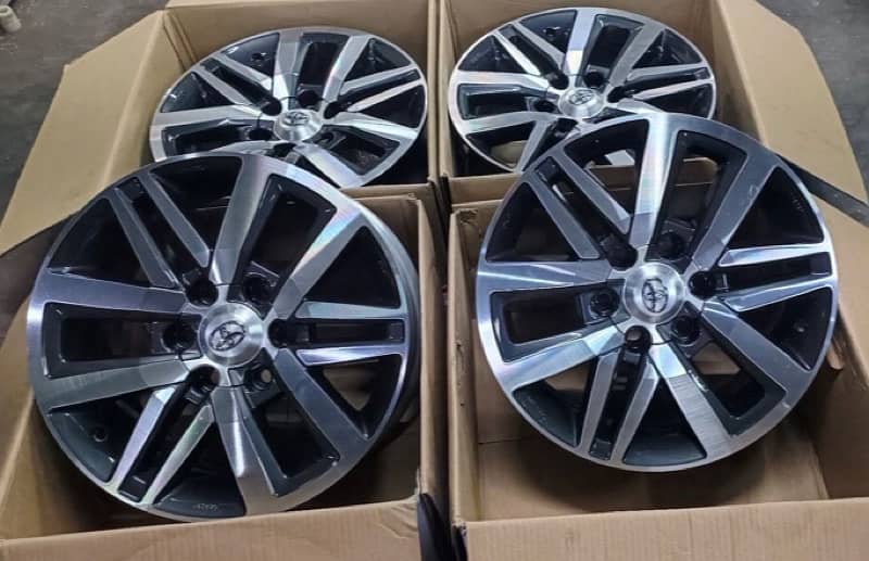 Complete Set of Original Toyota Revo Fortuner Prado Rims 1