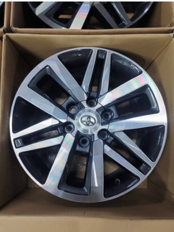 Complete Set of Original Toyota Revo Fortuner Prado Rims 3