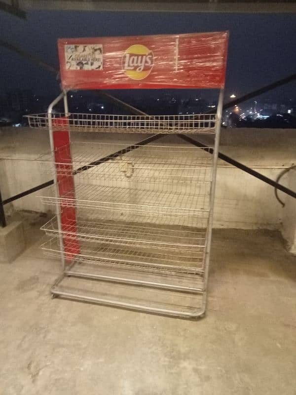 Lays Kurkure Snakes Display Rack 0