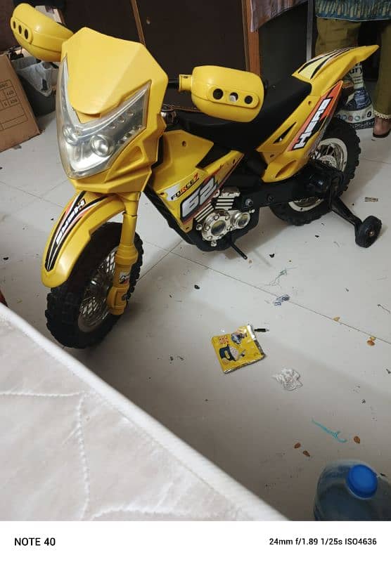 kids electric bike for sale in working condition 0