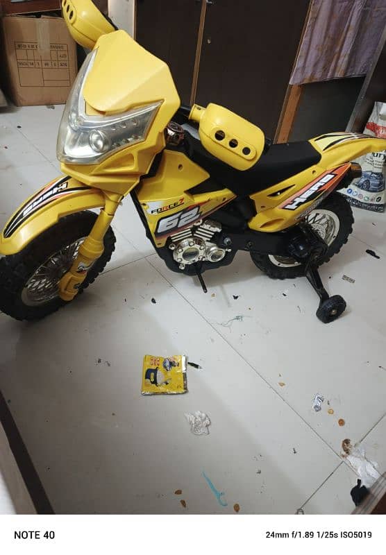 kids electric bike for sale in working condition 1