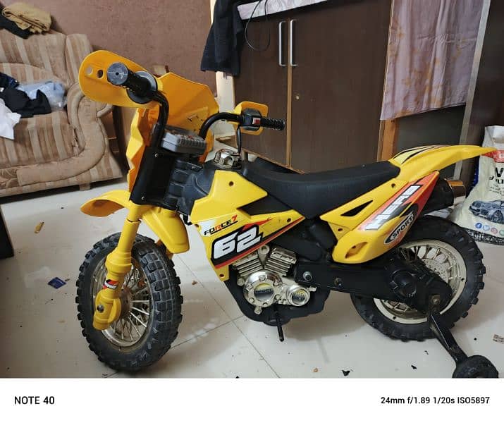 kids electric bike for sale in working condition 3