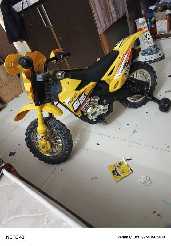 kids electric bike for sale in working condition 4