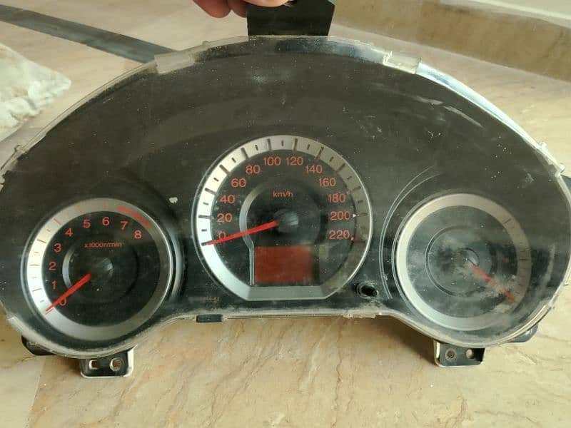 Honda city 2010 original speedo meter (red) available for sale in lhr 0