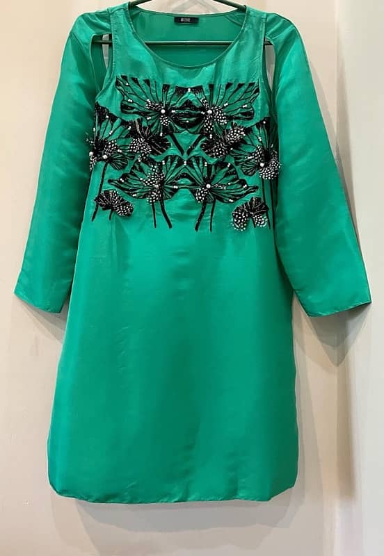 Muse tunic with organza dupatta 0