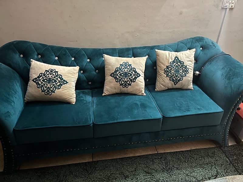 sofa set 3/2/1 new condition 3