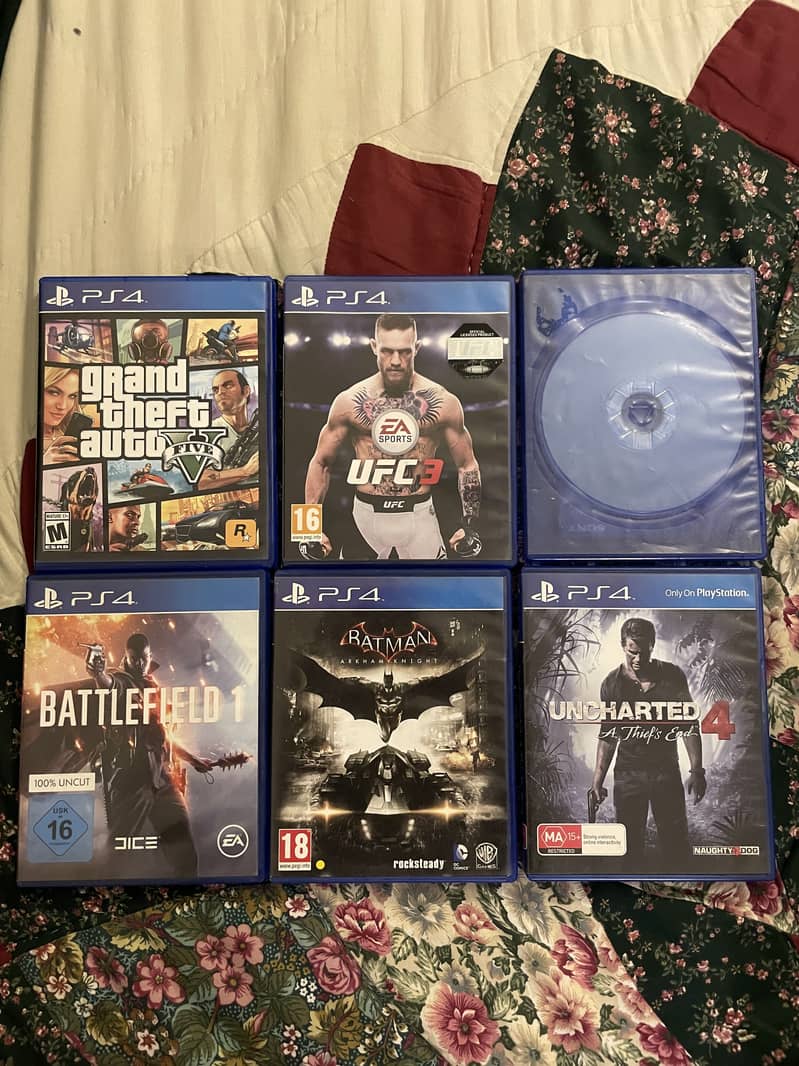 GTA 5 , Batman, Resident Evil ( Ps4 ) 0