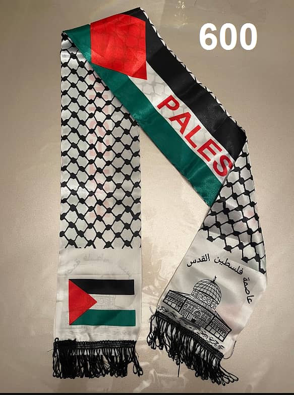 Palestine Flag , Scarf Keffiyeh, USA Flag, Indoor office Flag & Pole 15