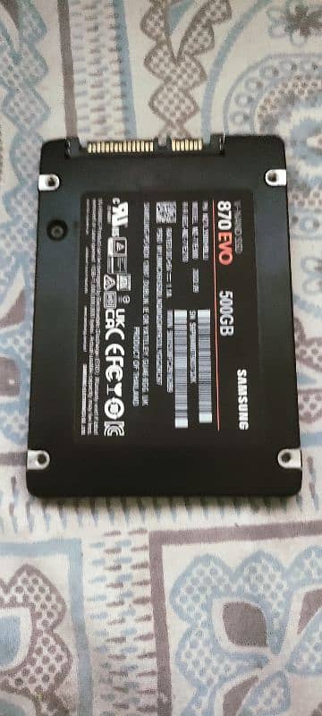 Samsung 870 evo 500GB SSD 2