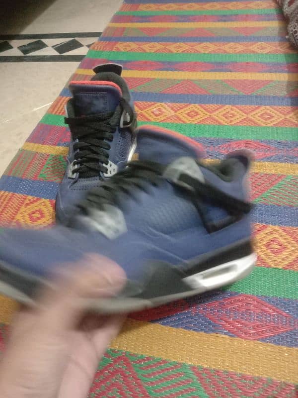 Air Jordan 4 royal blue winterized GS 1