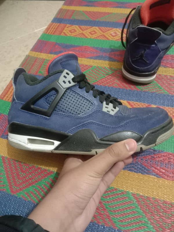 Air Jordan 4 royal blue winterized GS 5