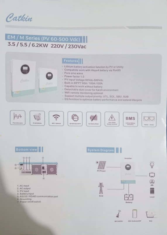 catkin hybrid  solar inverter imported 3