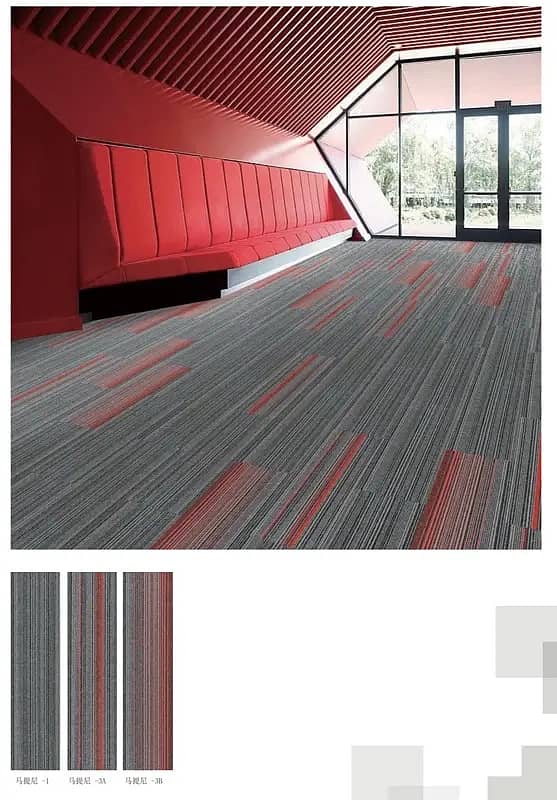 Luxurious Office Carpet Tiles - Durable and Stylish Flooring Solution 6