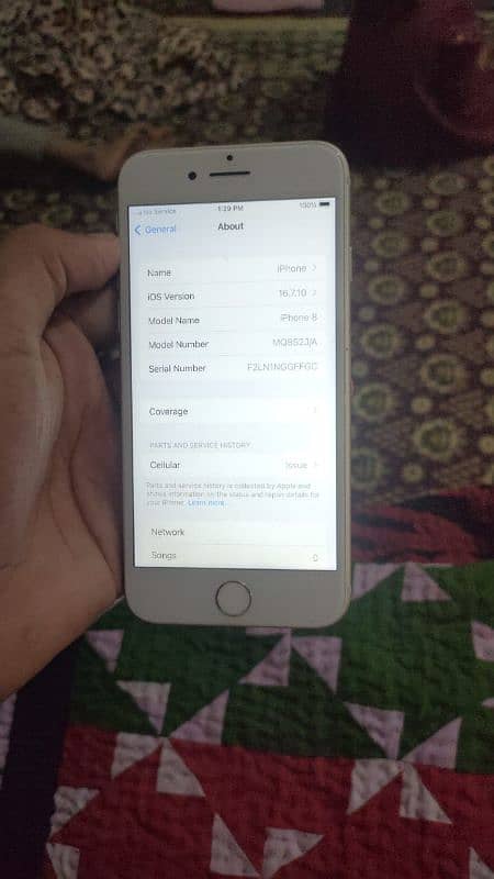 Iphone 8 256gb White color only For Wifi Users 9/10 Condition 3