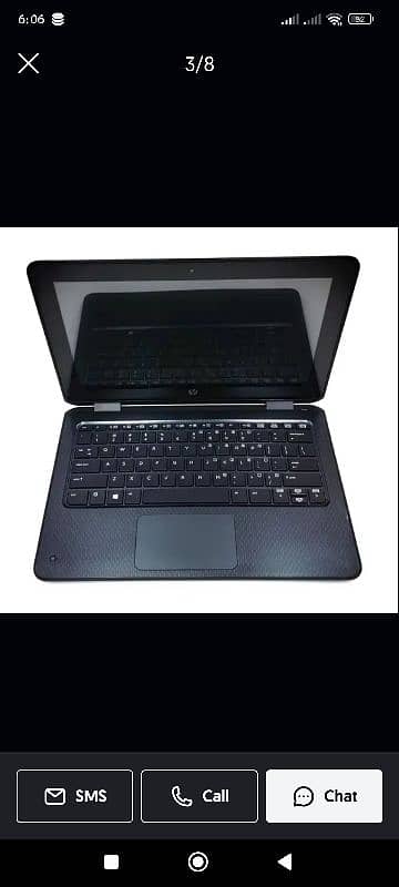 hp probook Touch 2in1 360  -  4GB RAM DDR4 128GB NVME 5hr Batterye 13