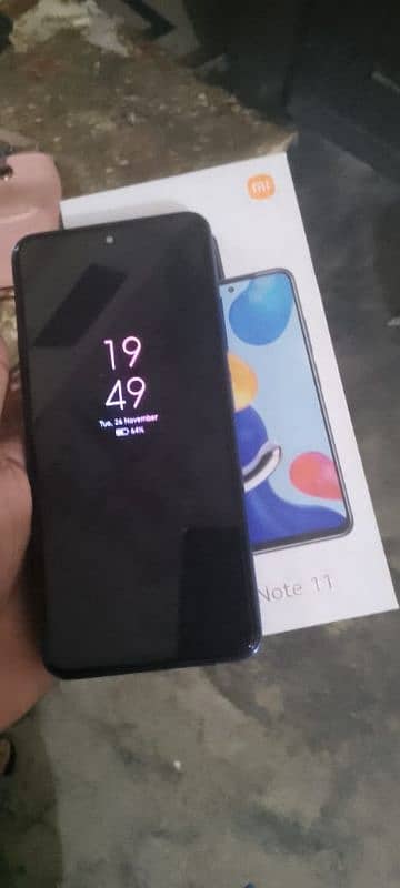 Redmi note 11 6 128 with box 0