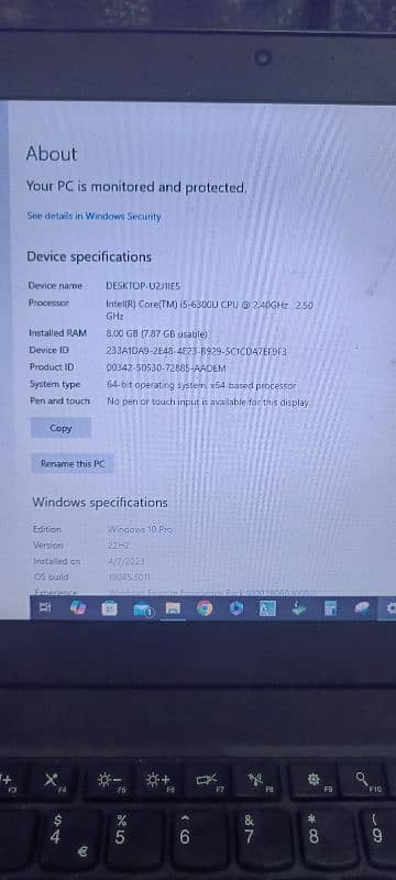 Lenovo i5 6th generation T460 1