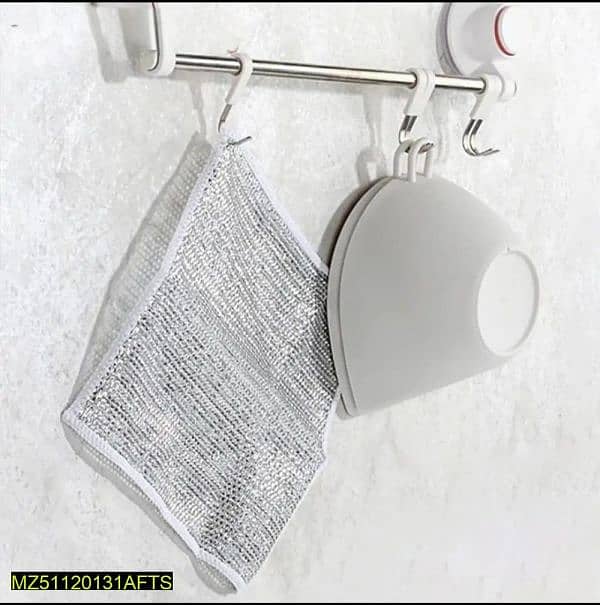 5 Pcs Steel Wire Cleaning Cloth 0