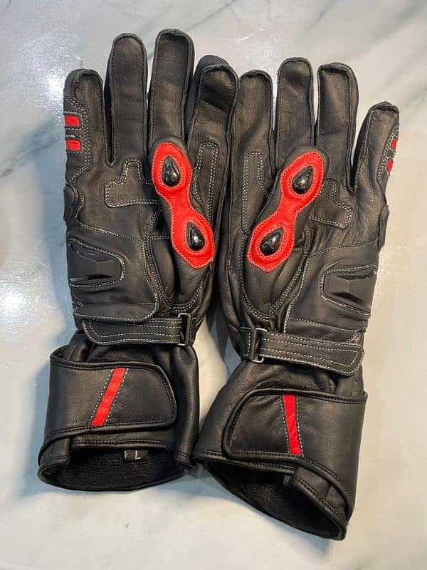 Heavy Bike Gloves, 100% Pure leather 1