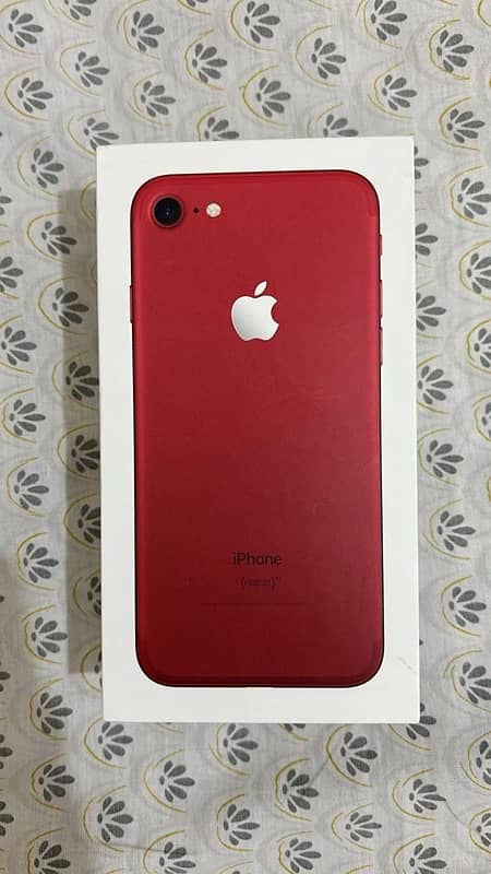 Sealed PTA Approved iPhone 7 128gb Product Red 0